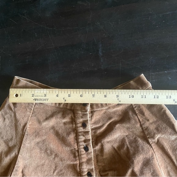 Brandy Melville Fall Velour skirt - Picture 3 of 4